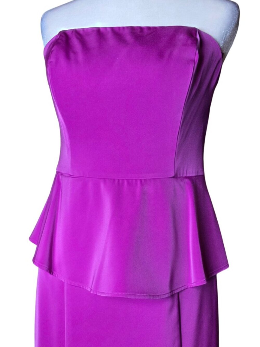Guess STRAPLESS PEPLUM PARTY DRESS Size 8